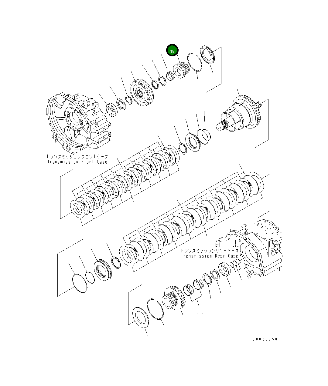 Шестерня 23C-15-52460 Komatsu