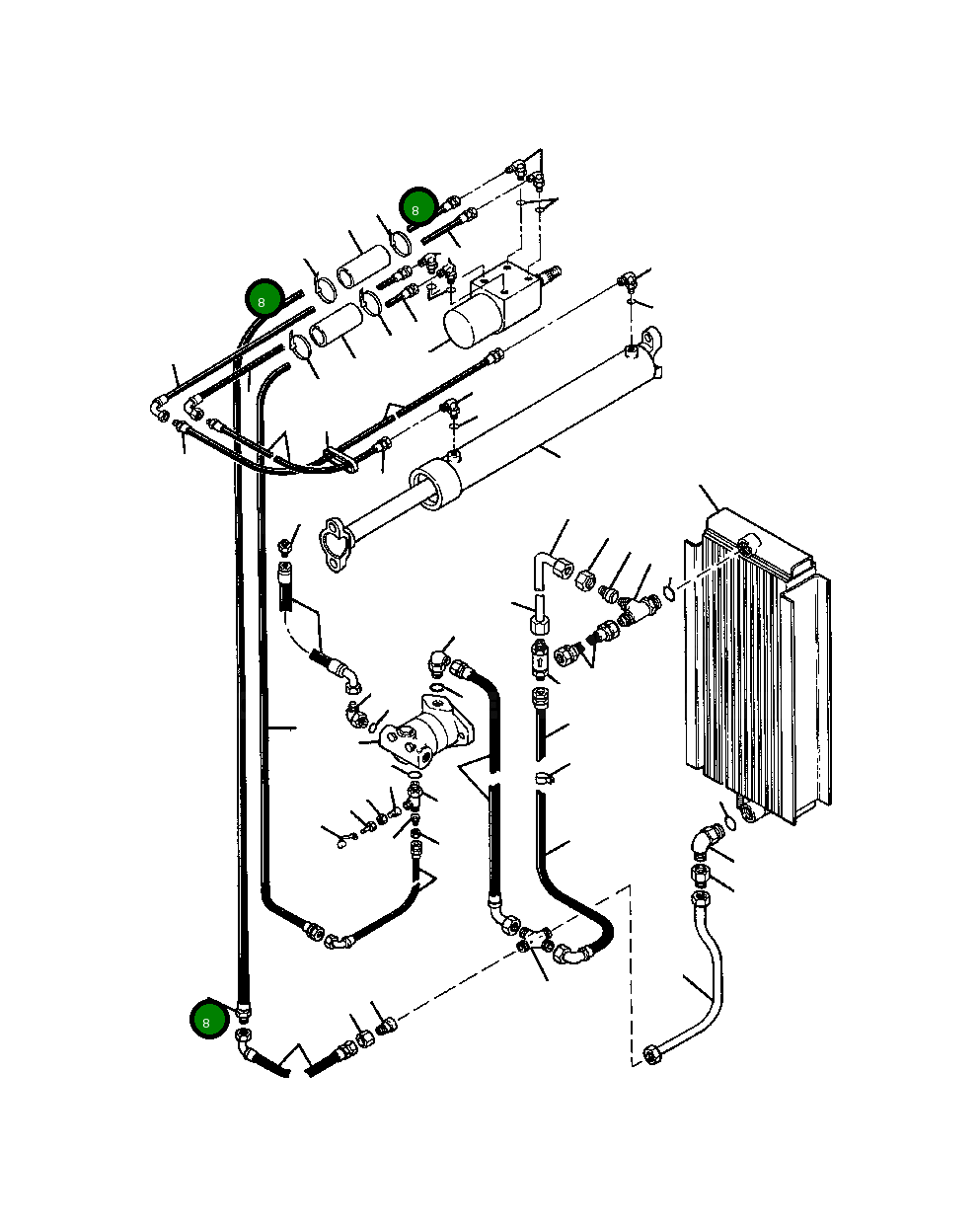 Шланг 1235 851 H1 Komatsu
