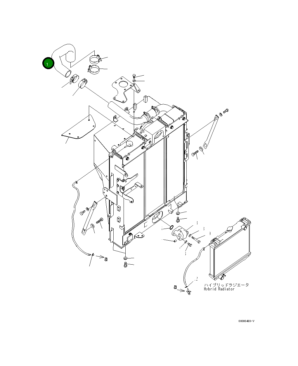 Шланг 205-03-33351 Komatsu