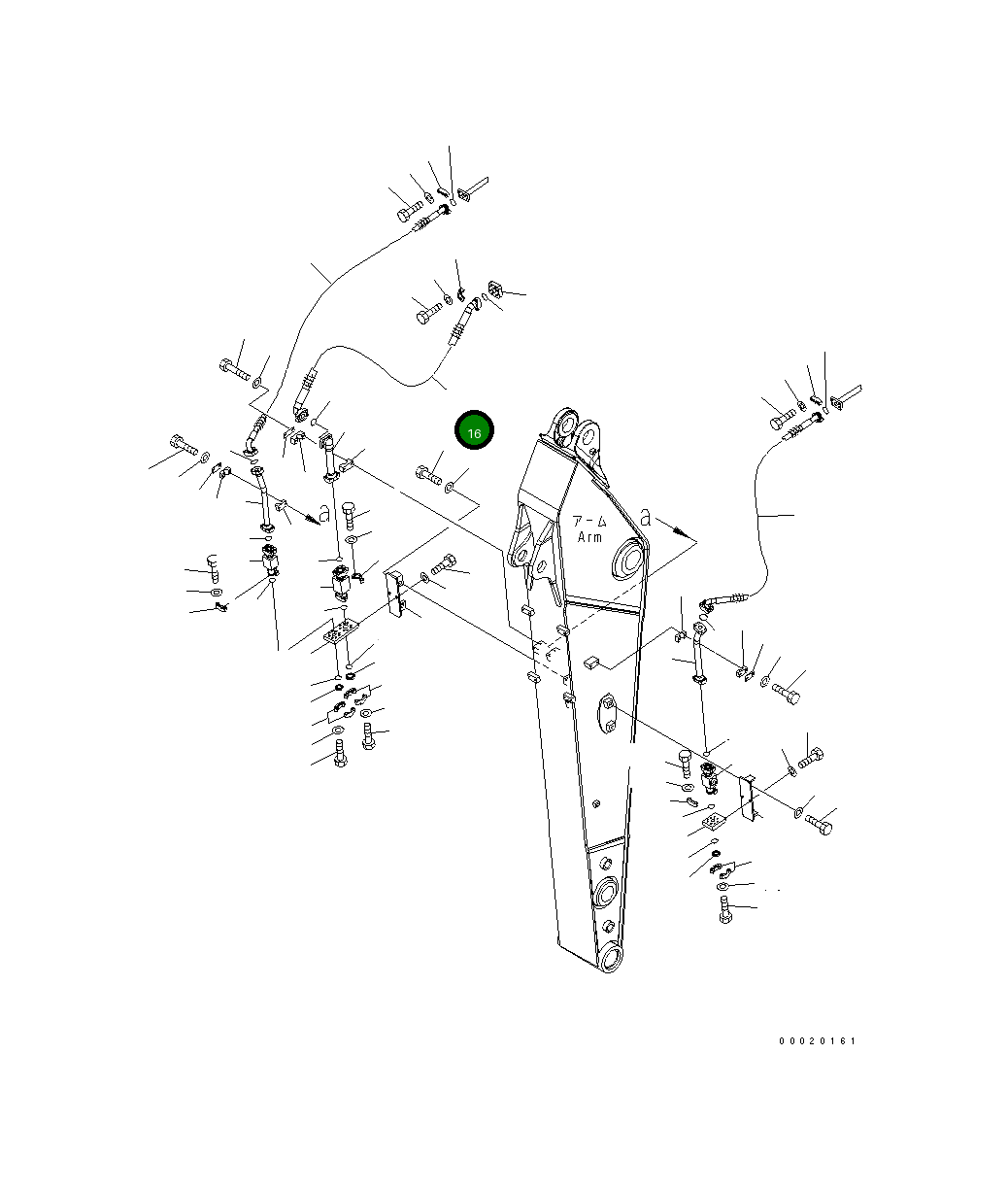 Шланг 20K-970-5240 Komatsu