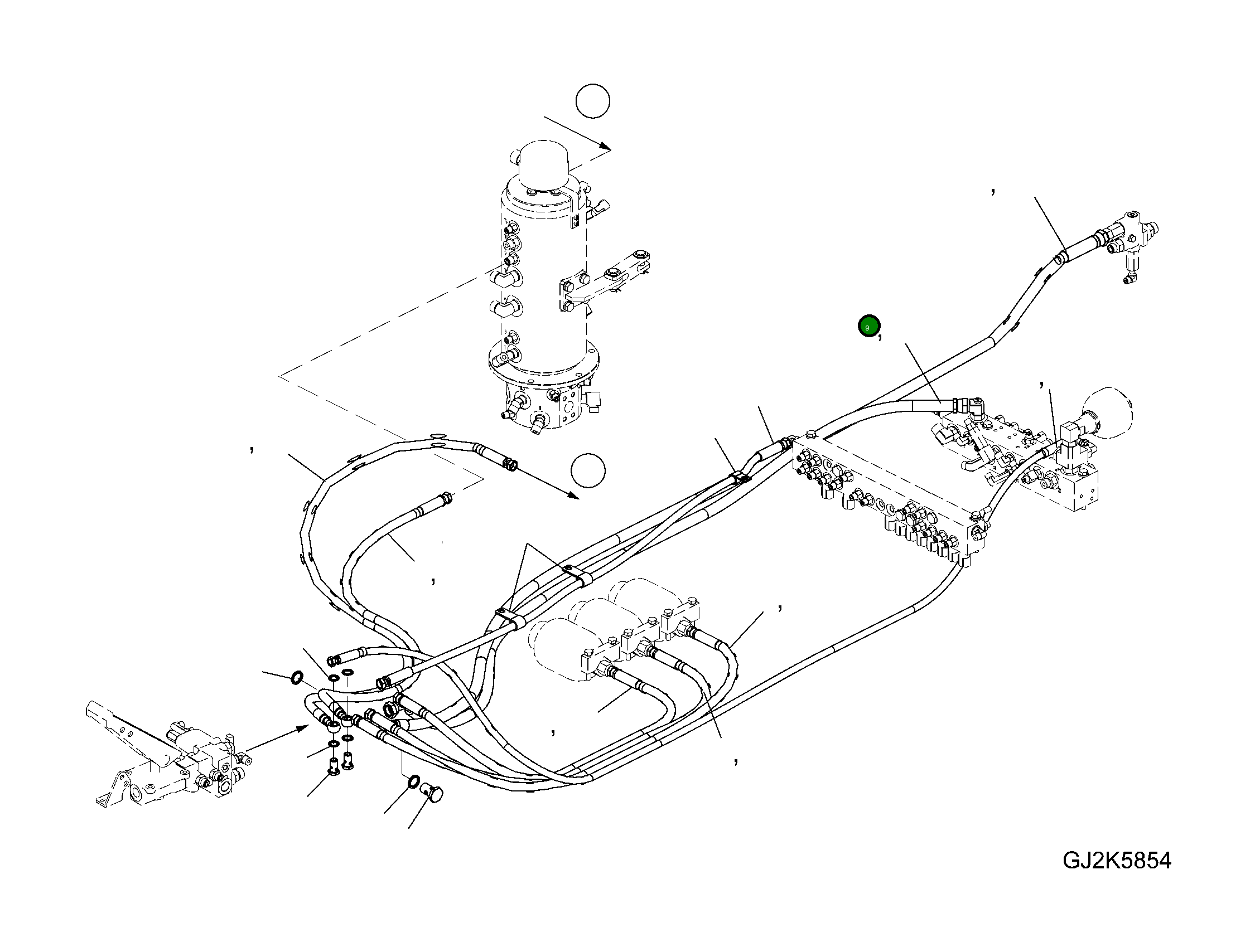 Шланг 02767-00521 Komatsu