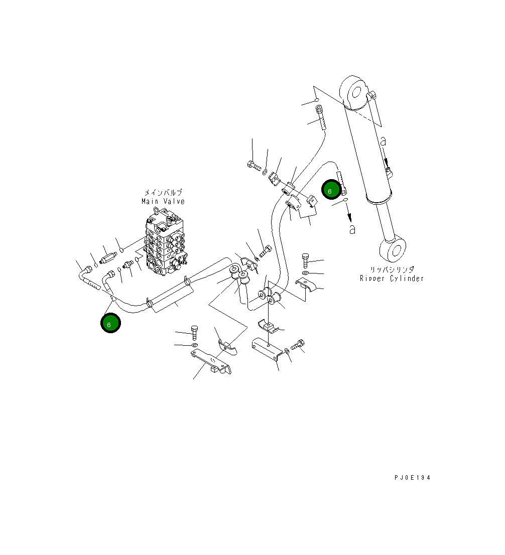 Шланг 11Y-78-11370 Komatsu