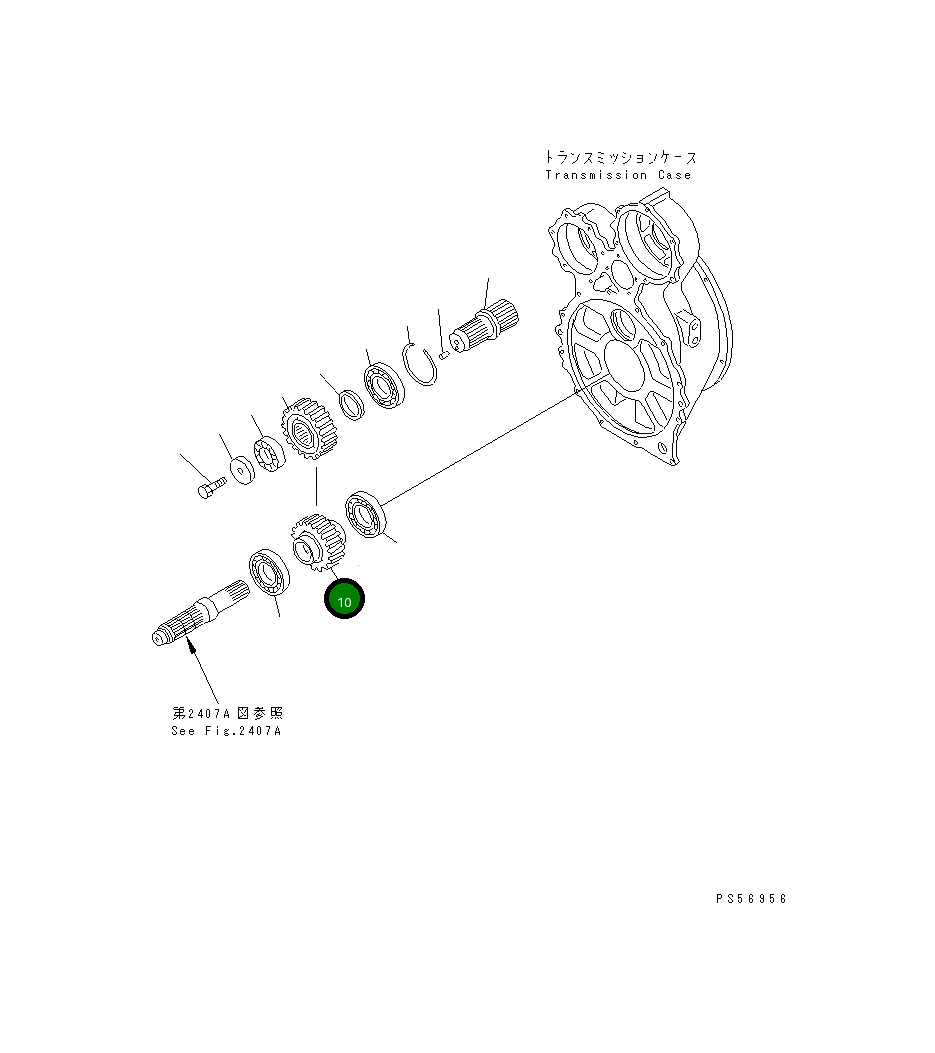 Шестерня 235-15-12841 Komatsu