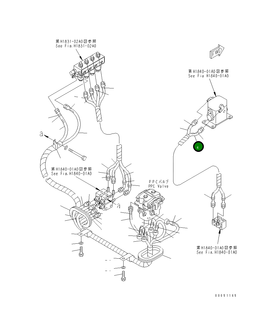 Шланг 07621-002A7 Komatsu