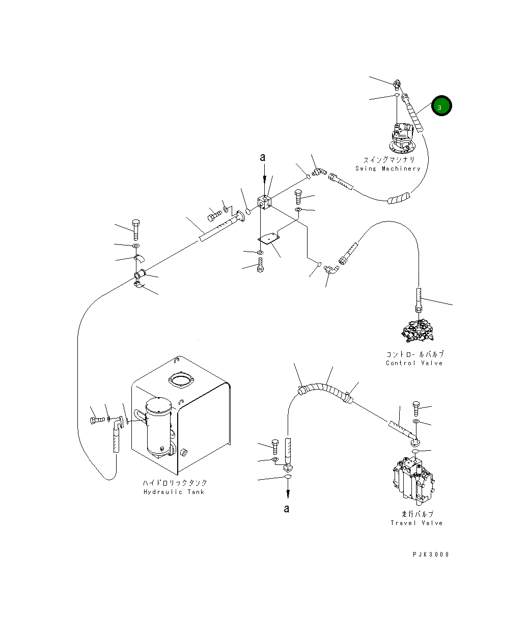 Шланг 14S-62-12780 Komatsu