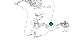 Шланг 20C-62-31350 Komatsu