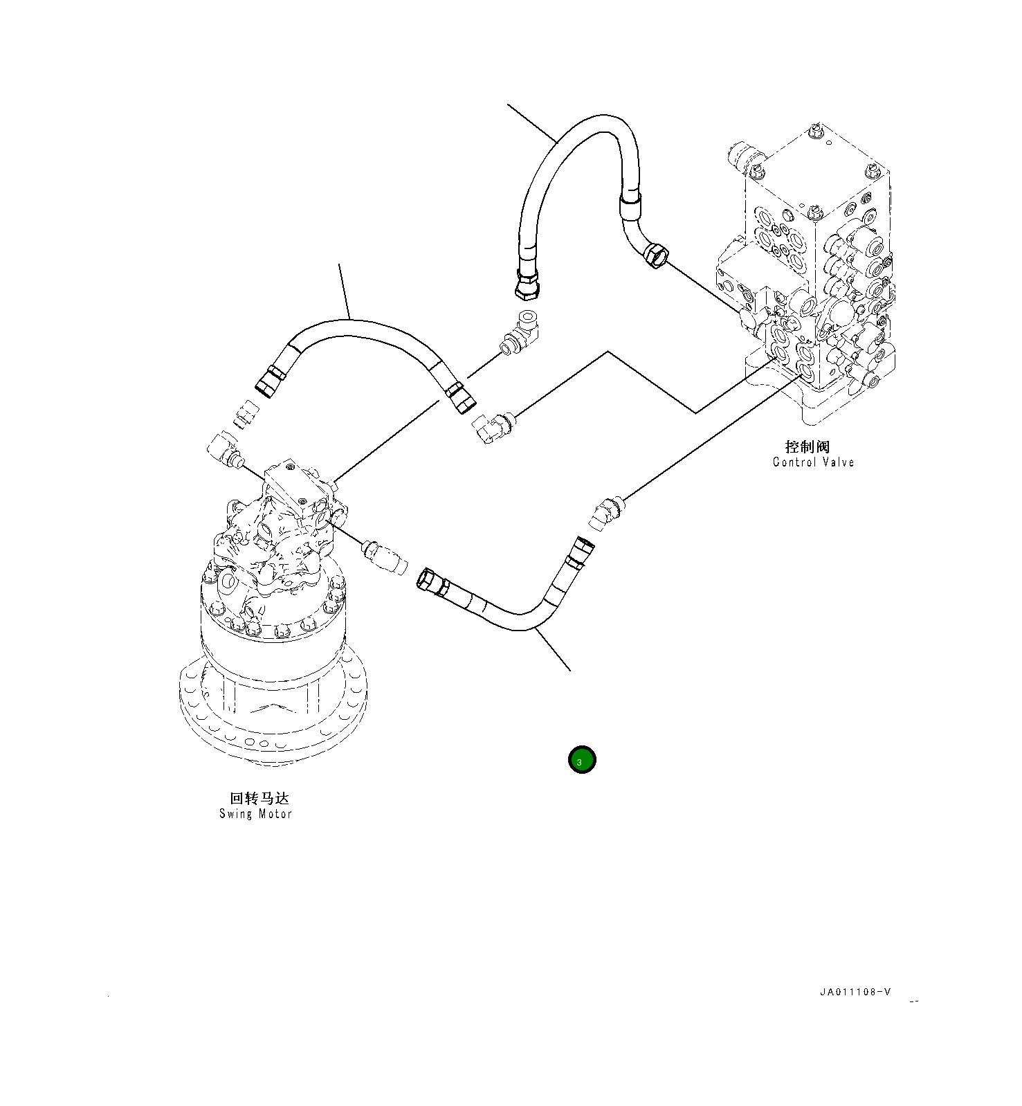 Шланг 203-62-13220 Komatsu