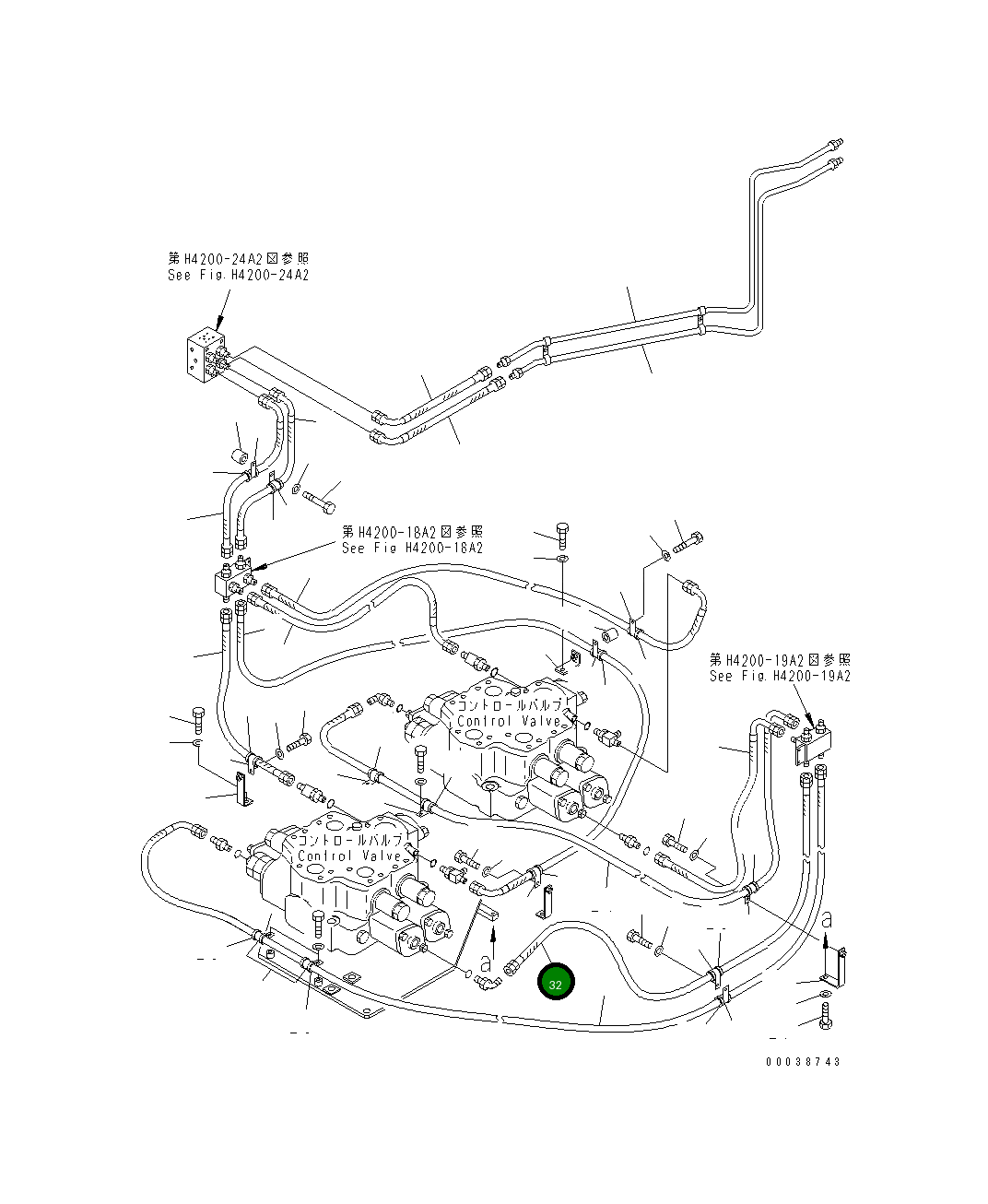 Шланг 07185-00306 Komatsu