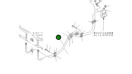 Шланг 07102-20435 Komatsu