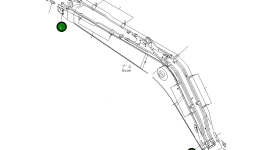 Шланг 20G-62-K8361 Komatsu