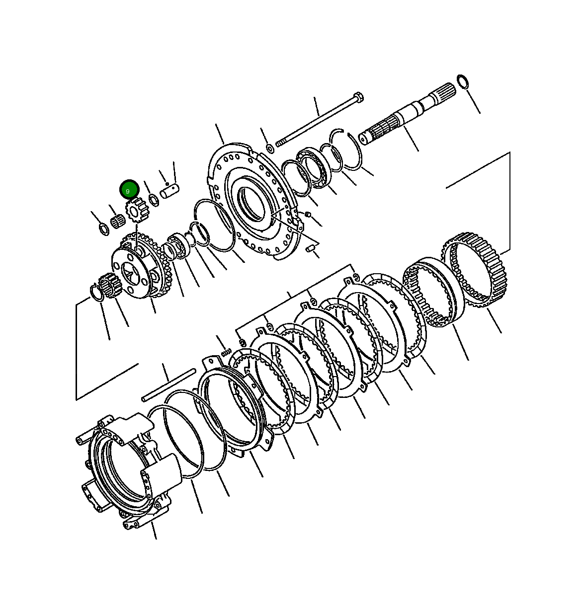 Шестерня 421-15-12410 Komatsu
