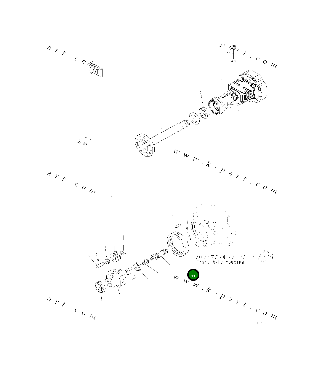 Шестерня 418-22-32851 Komatsu