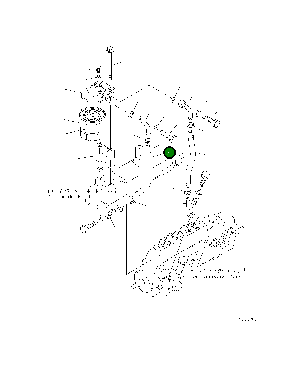 Шланг 07260-20918 Komatsu