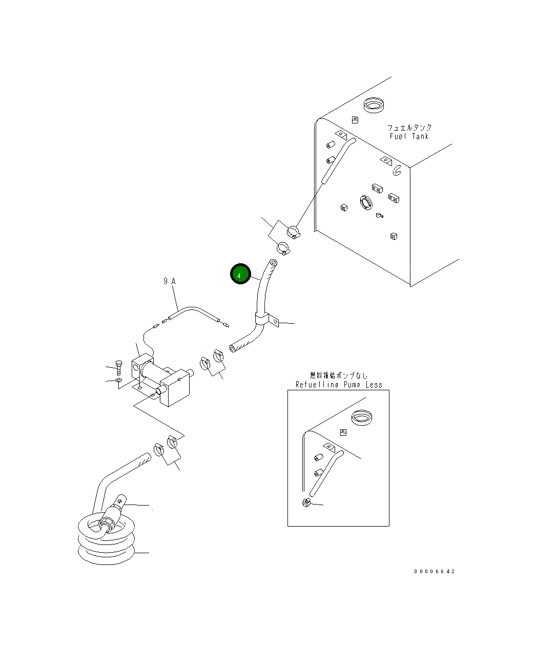 Шланг 20E-04-K1172 Komatsu