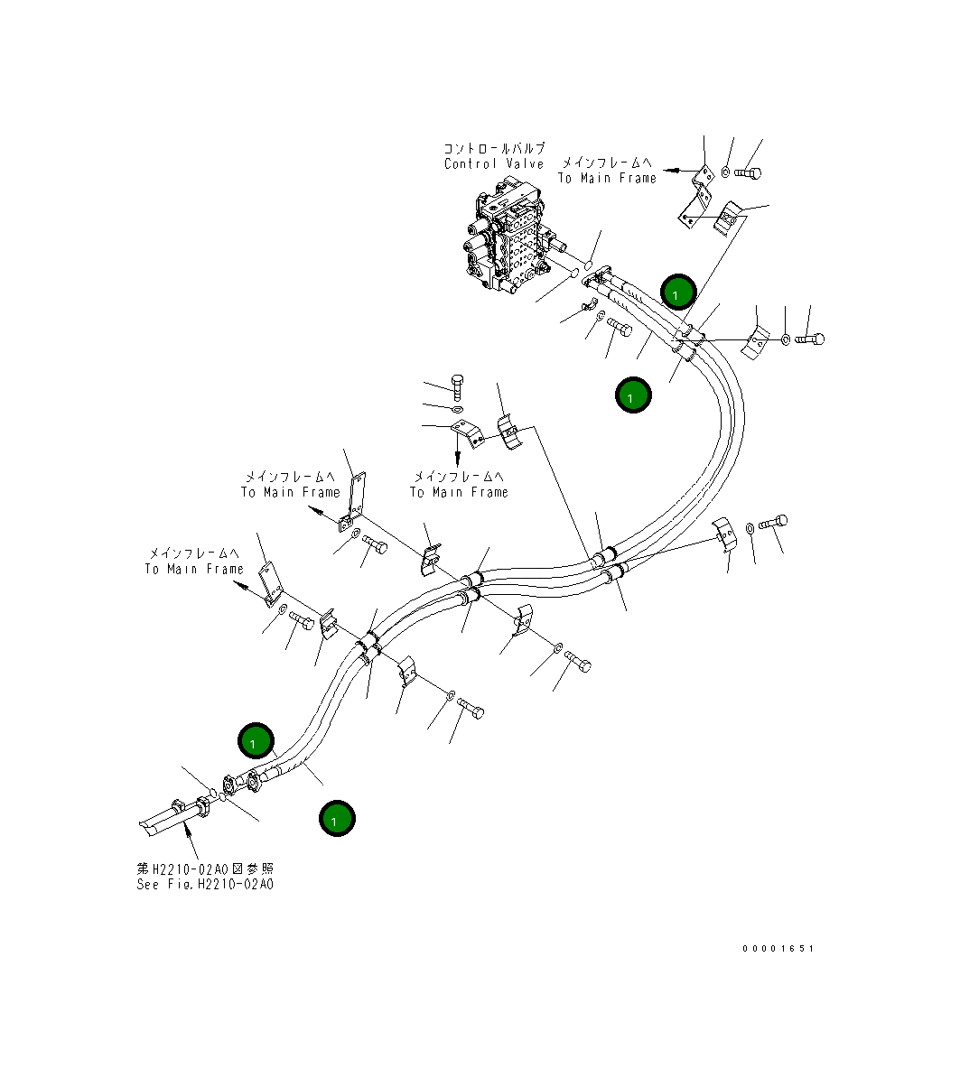 Шланг 07089-01040 Komatsu