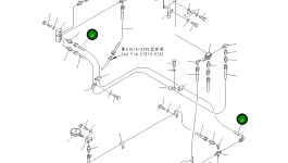Шланг 07633-10420 Komatsu