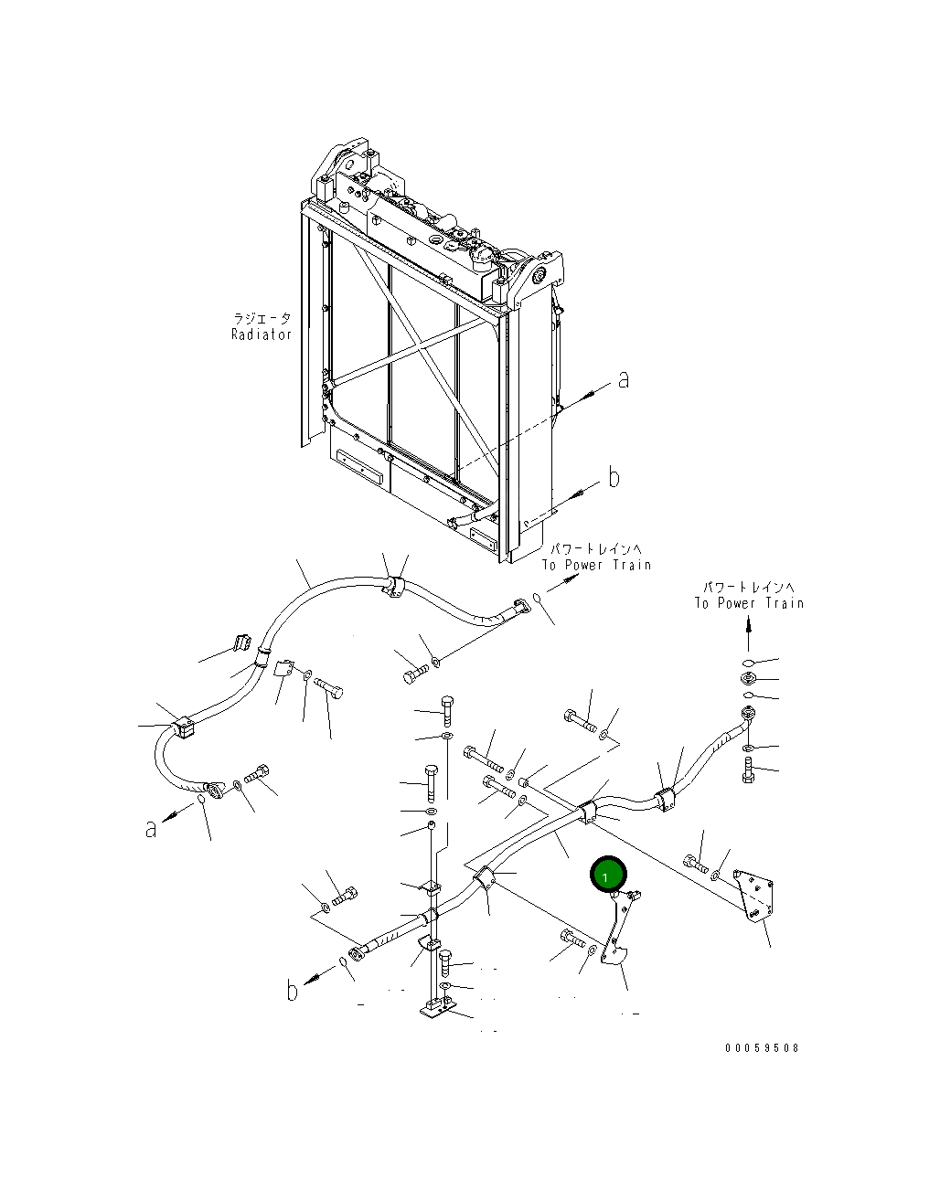 Шланг 17A-49-41542 Komatsu