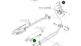 Шланг 11Y-62-13220 Komatsu
