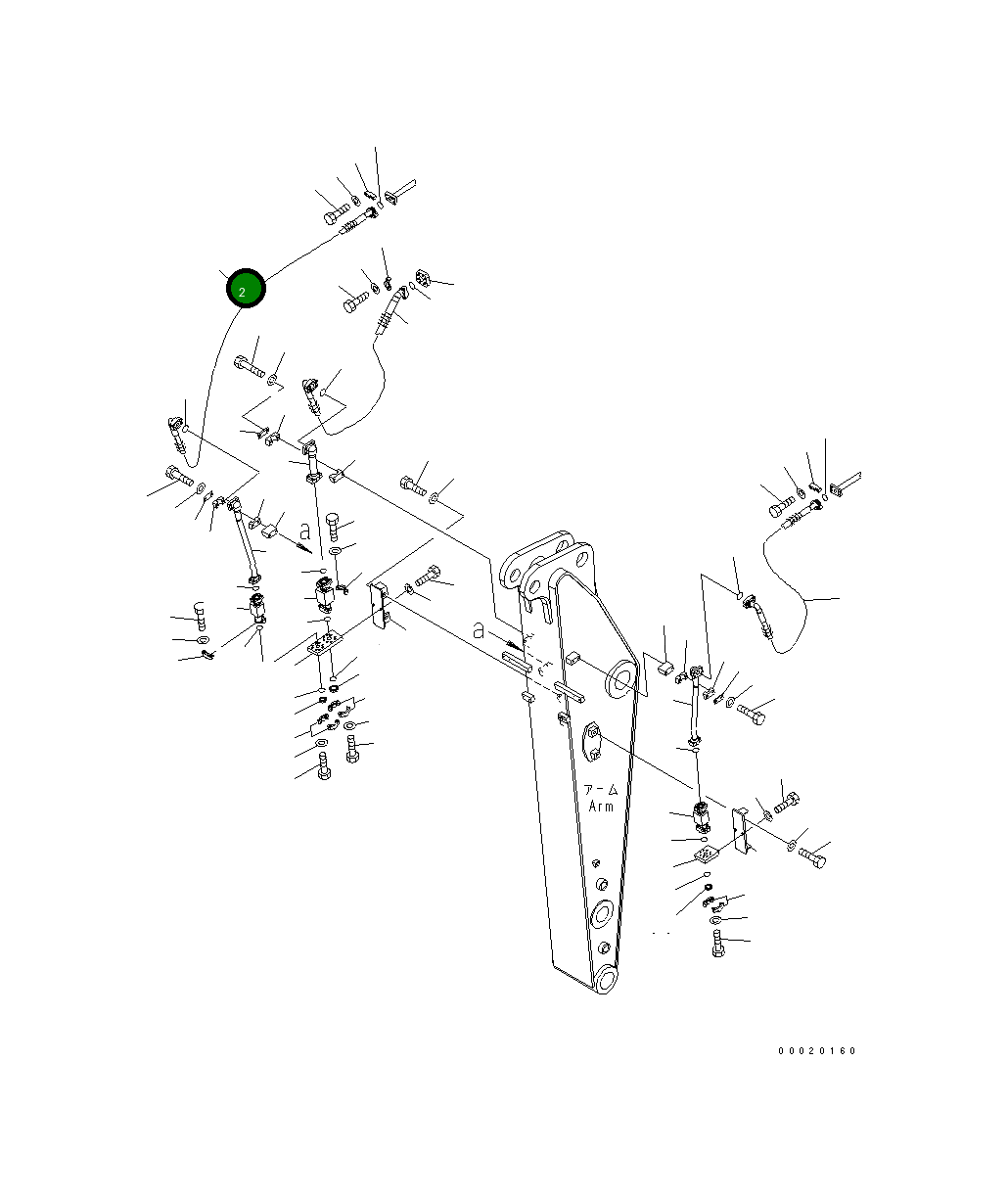 Шланг 20K-970-5390 Komatsu