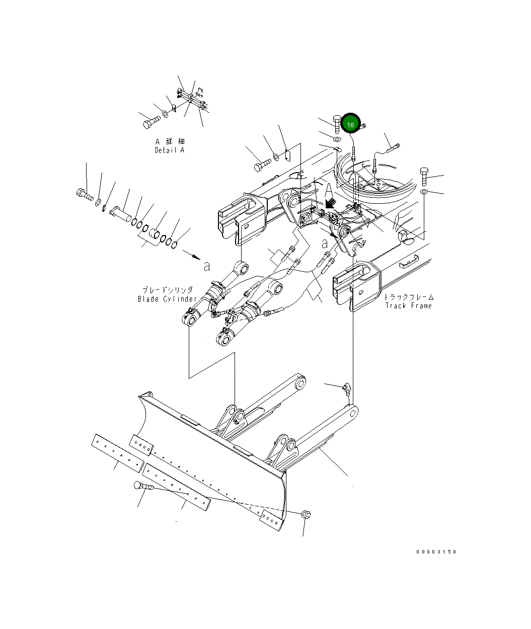 Шланг 07096-005A6 Komatsu