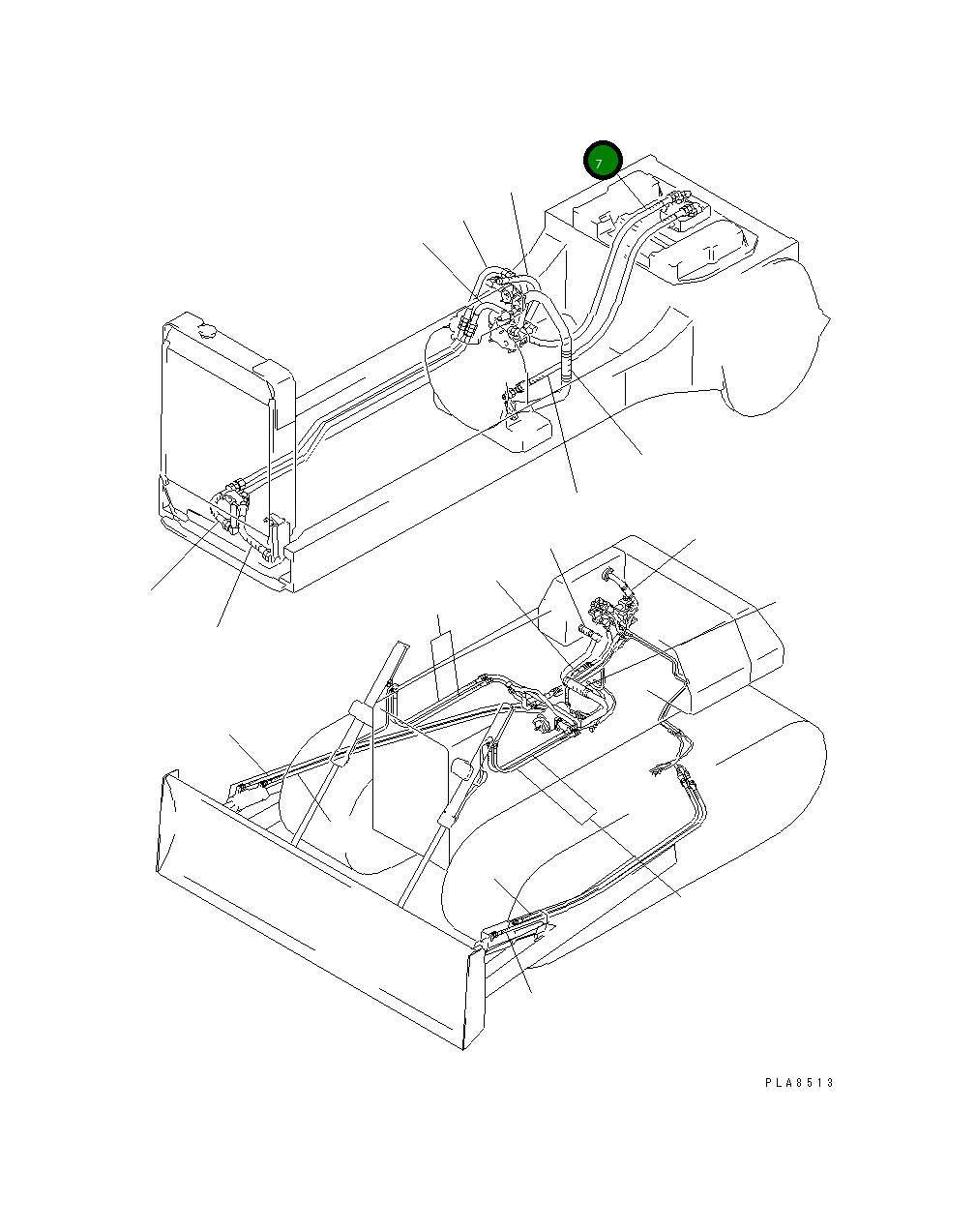 Шланг 07102-20411 Komatsu