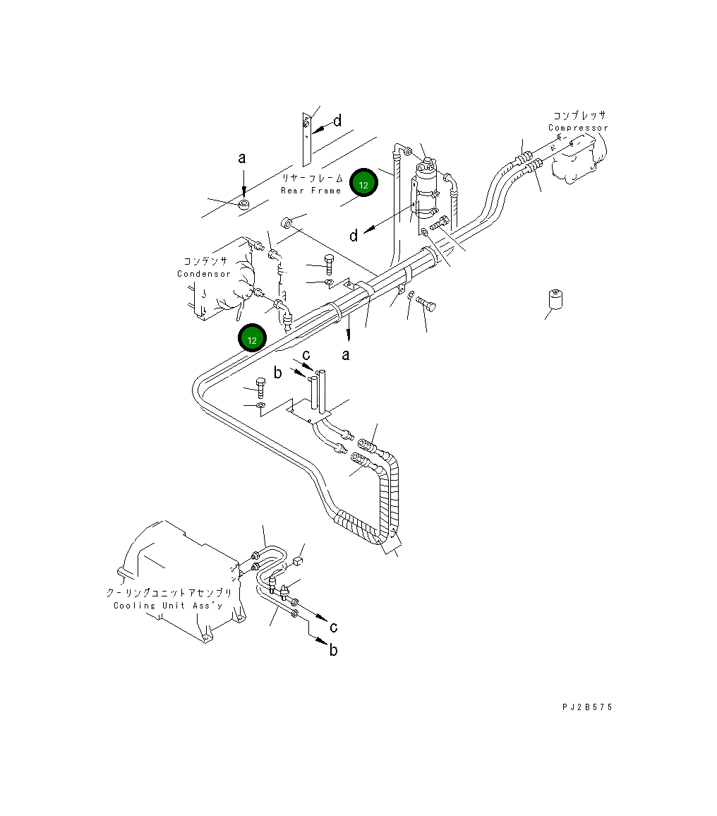 Шланг 09488-50513 Komatsu