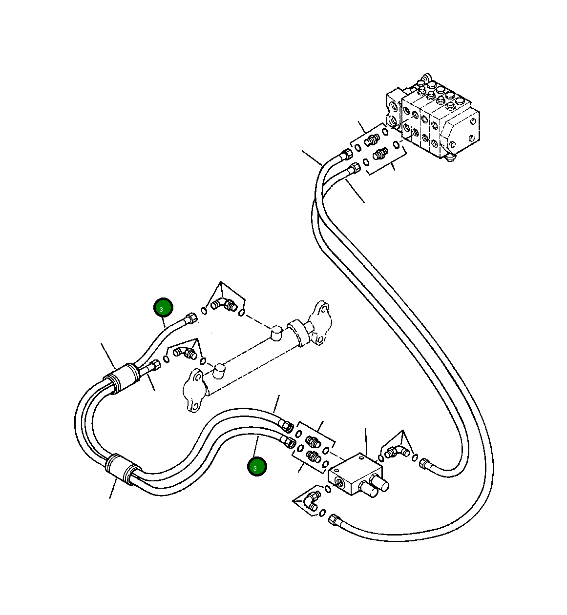 Шланг 1439 019 H1 Komatsu
