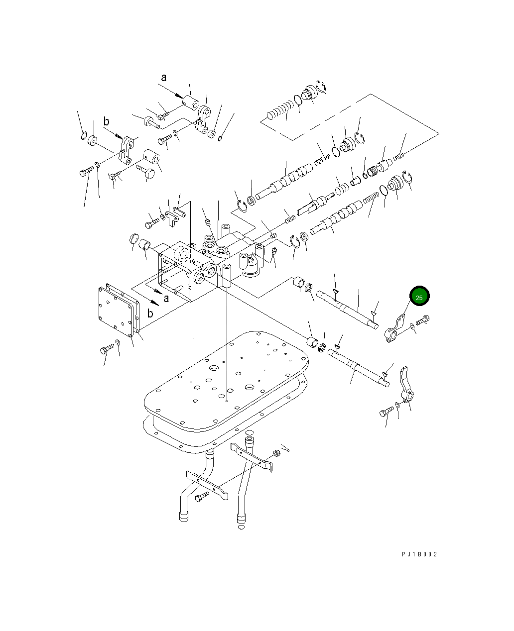 Рычаг, L.H 176-40-41111 Komatsu