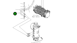 Шланг 20J-62-12720 Komatsu