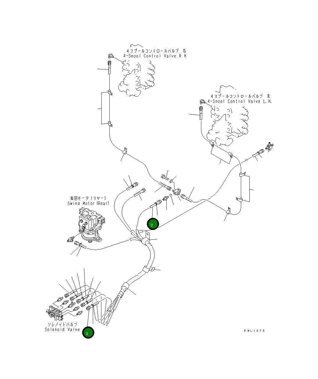 Шланг 07621-10337 Komatsu