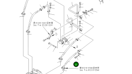 Шланг 07097-106A6 Komatsu