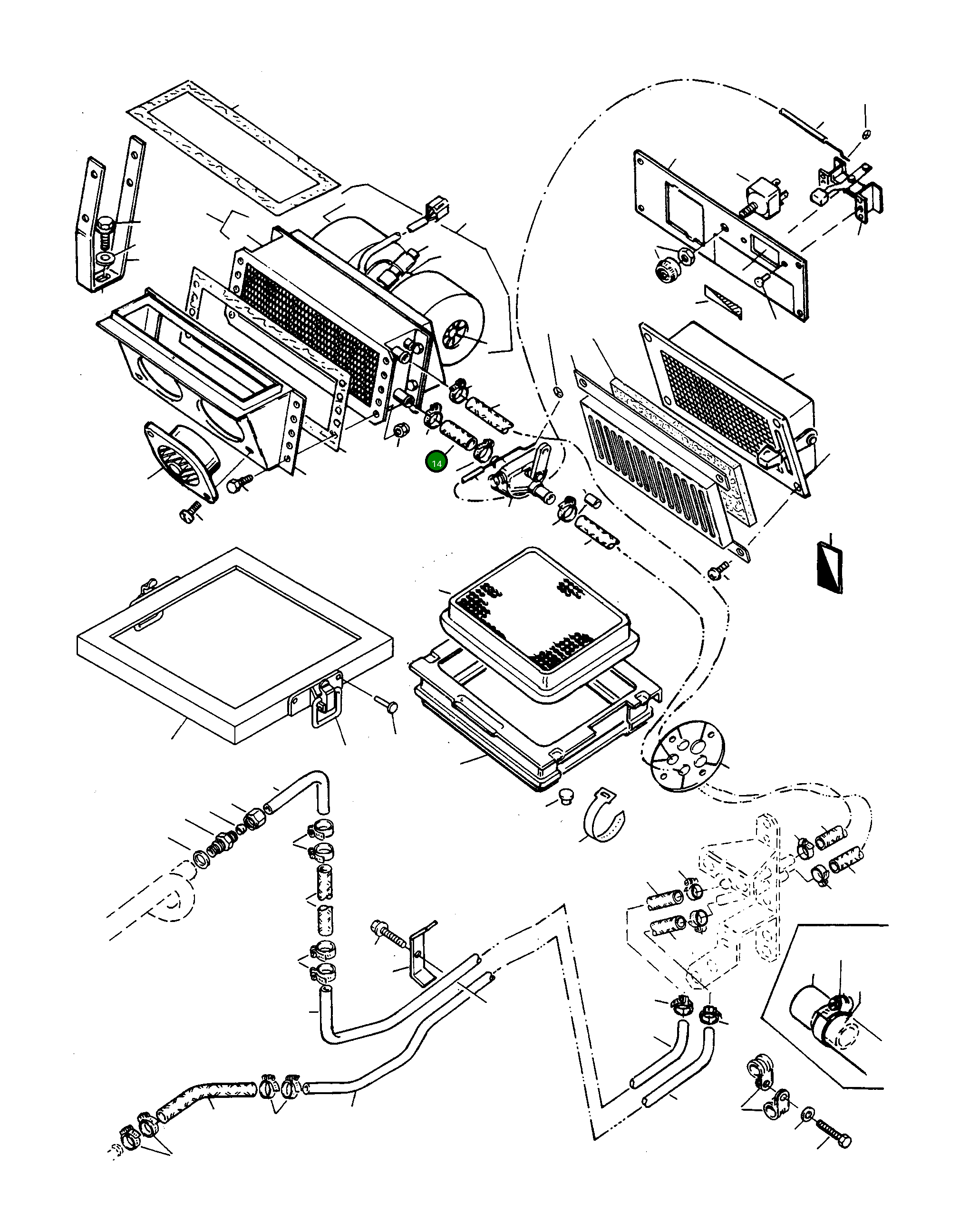 Шланг 1443883X1 Komatsu