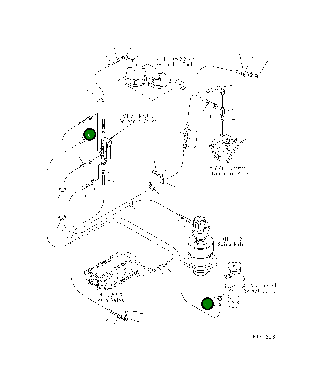 Шланг 203-62-52360 Komatsu