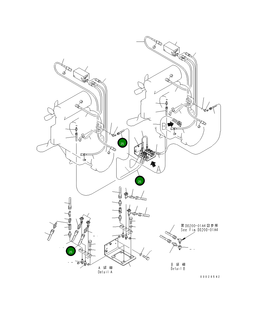 Шланг 07621-10430 Komatsu