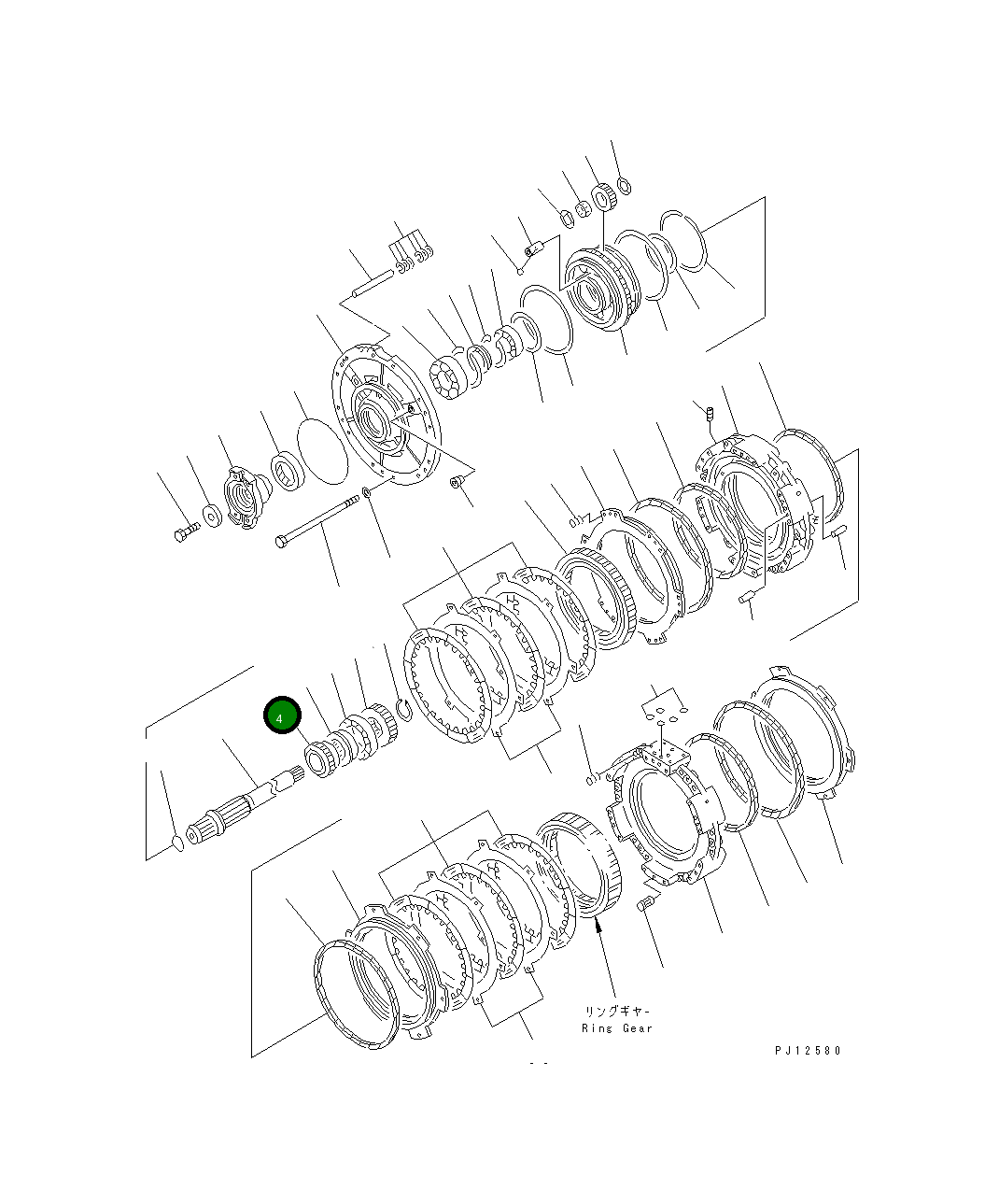 Шестерня 154-15-42241 Komatsu