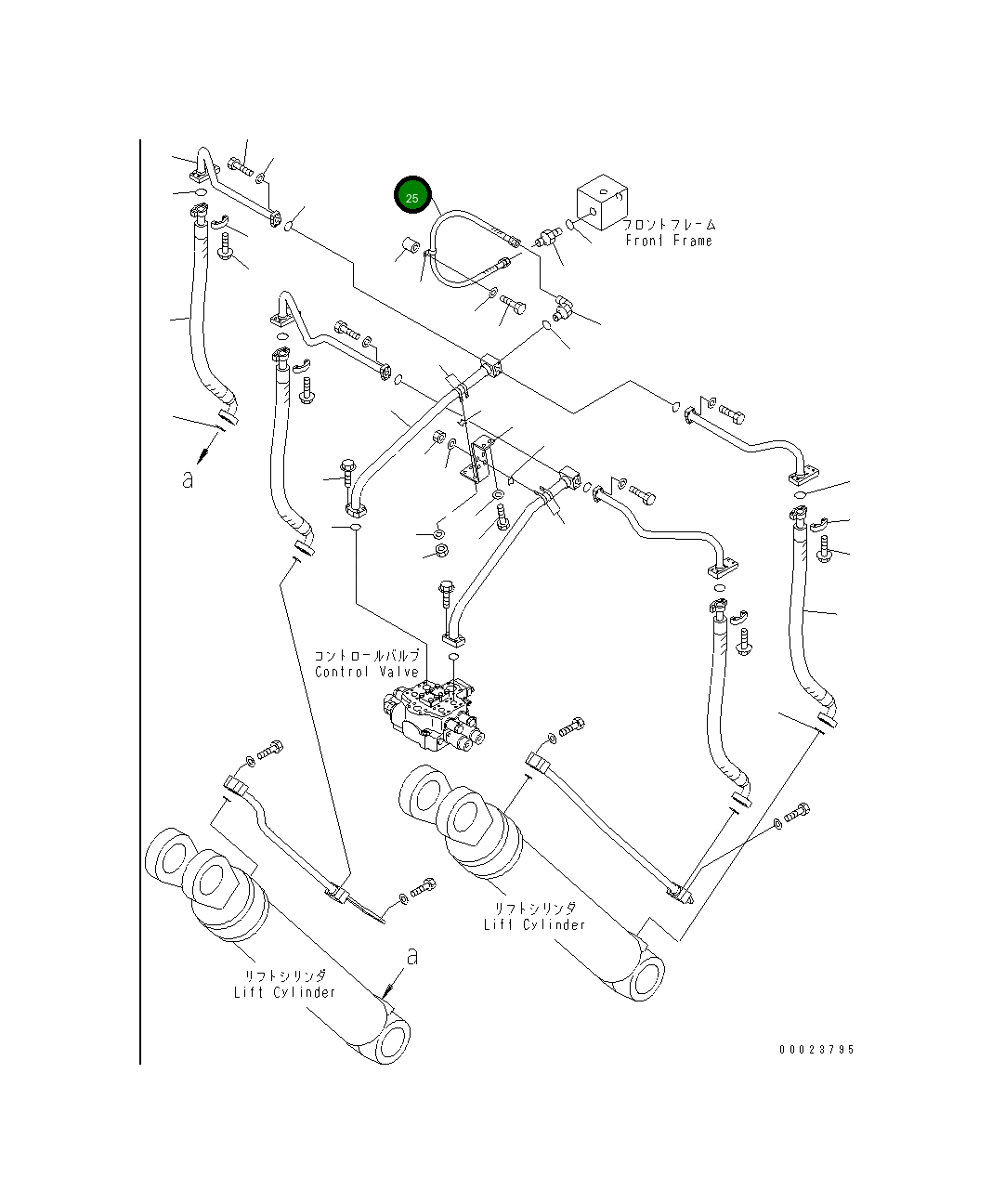 Шланг 07082-00310 Komatsu