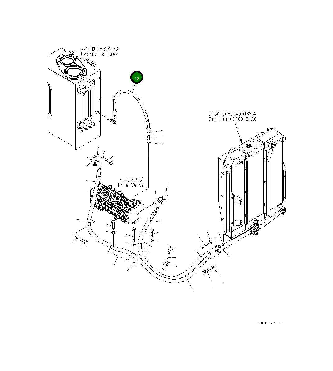 Шланг 02763-006A9 Komatsu