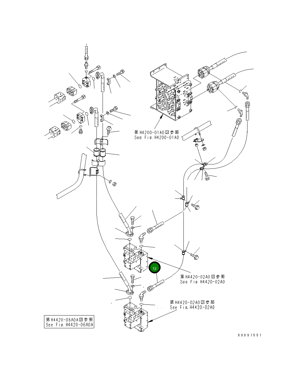 Шланг 07096-00220 Komatsu
