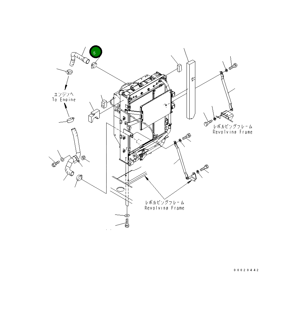 Шланг 203-03-71310 Komatsu