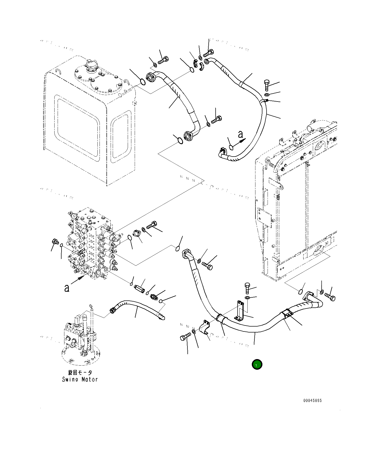 Шланг 2066221181 Komatsu