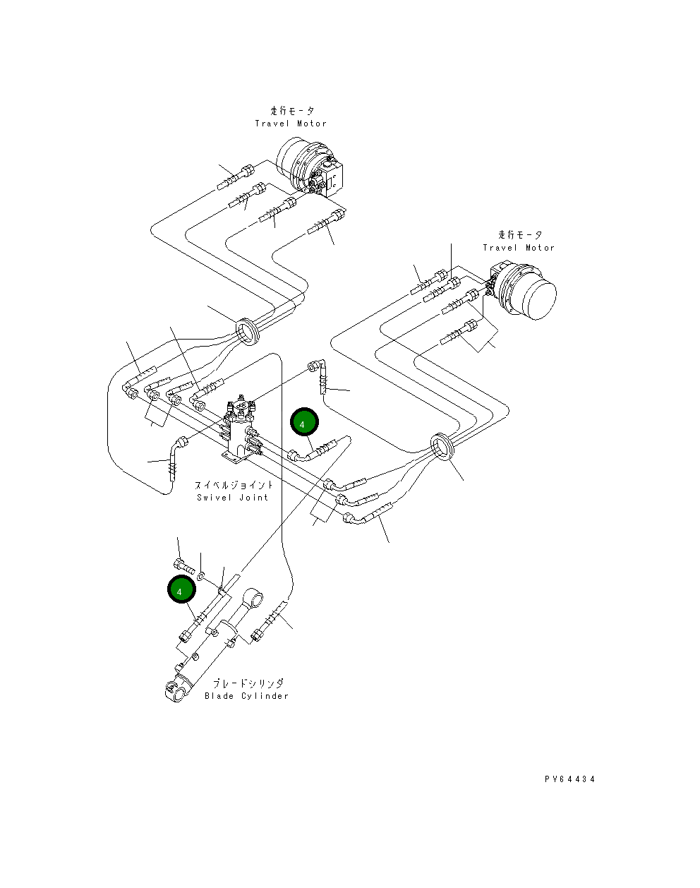 Шланг 20C-62-31130 Komatsu