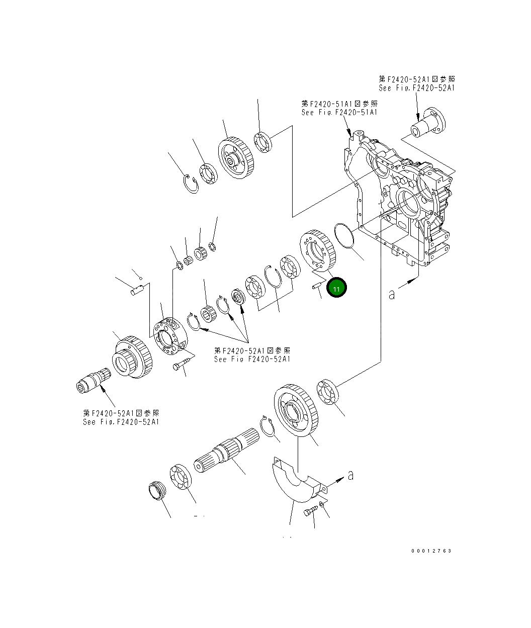 Шестерня 418-17-33212 Komatsu