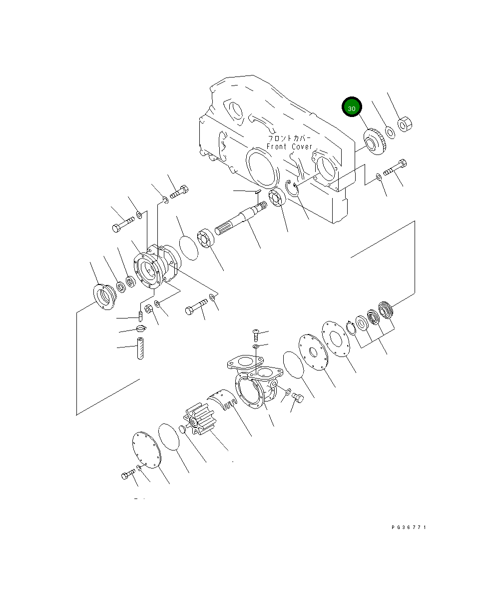 Шестерня 6152-65-8250 Komatsu