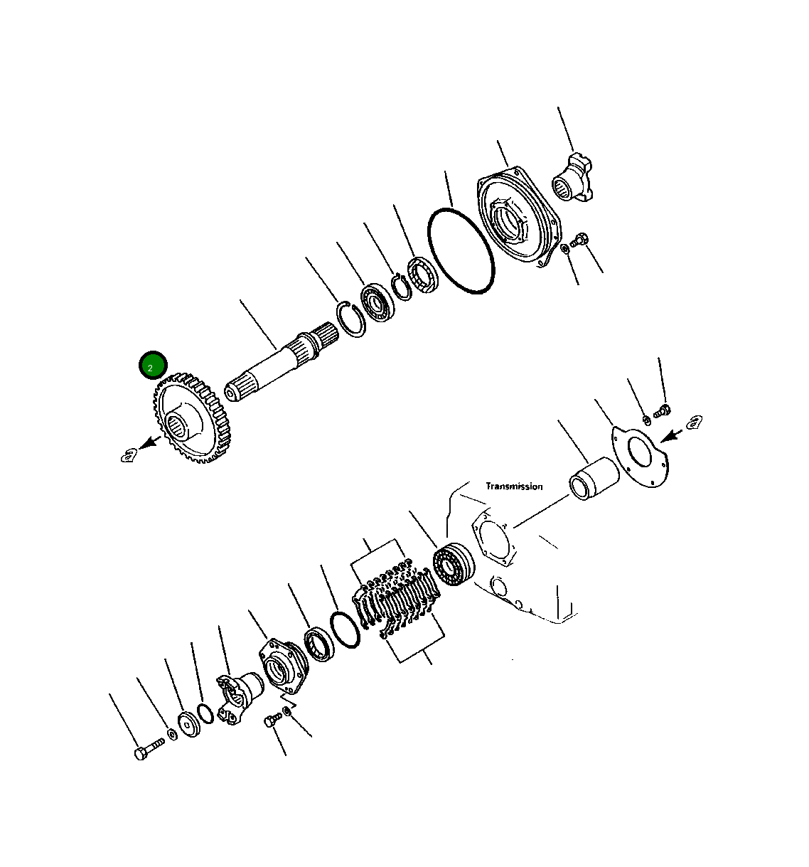 Шестерня 423-15-13231 Komatsu