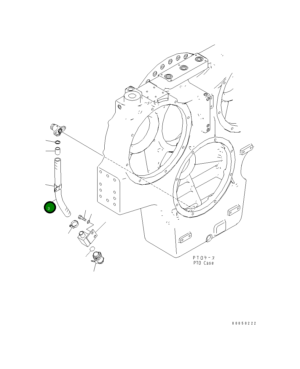 Шланг 07260-22650 Komatsu