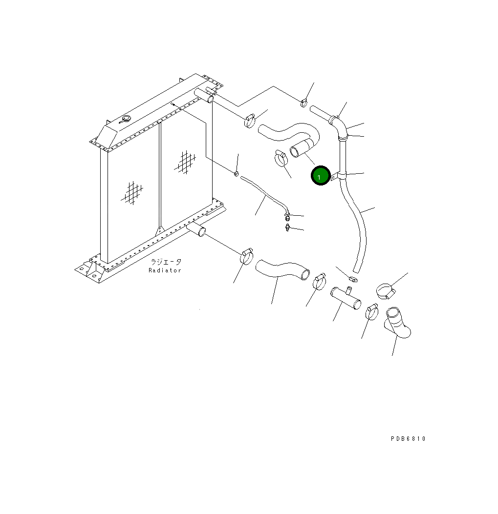 Шланг 209-03-78211 Komatsu
