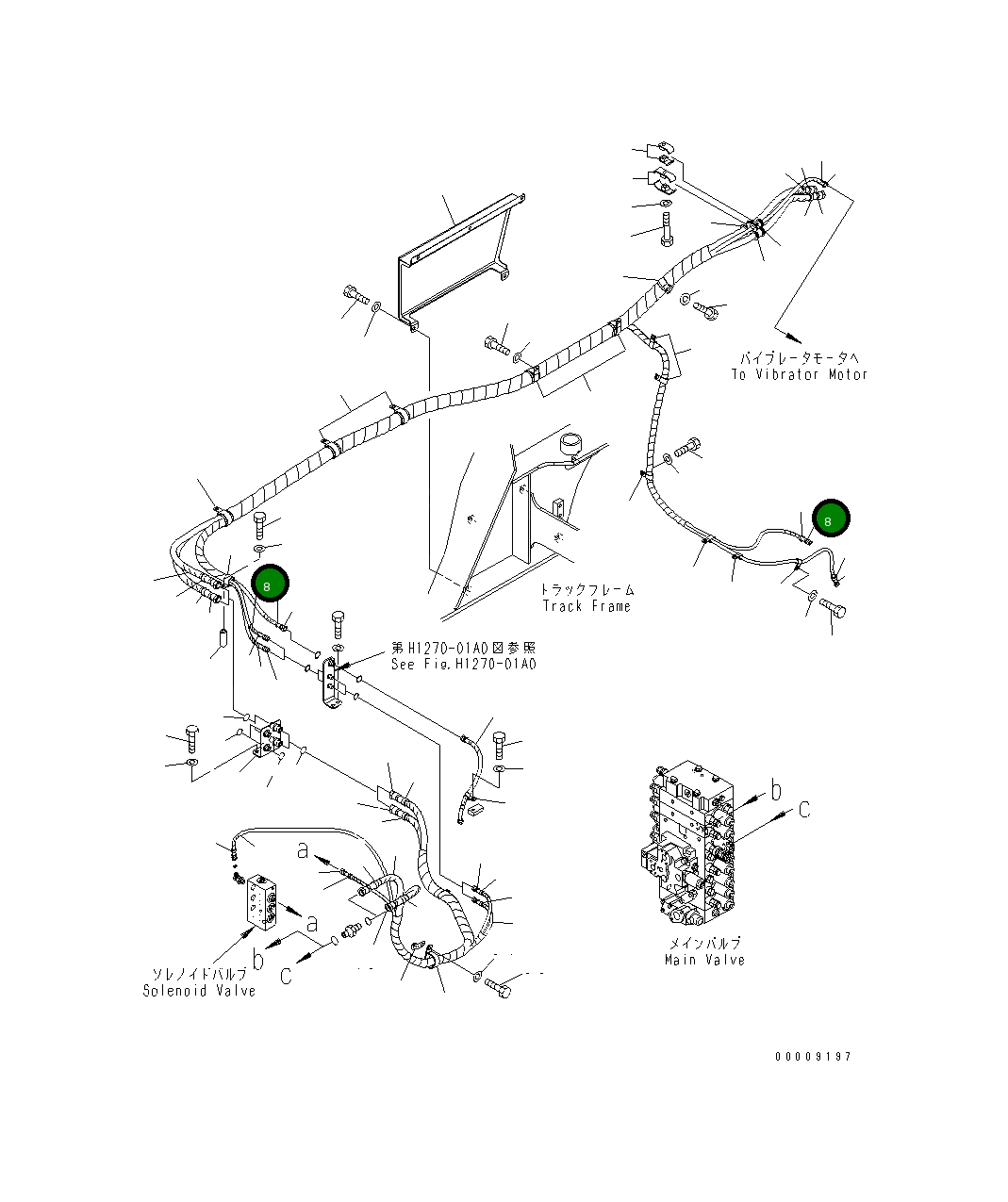 Шланг 02753-00253 Komatsu