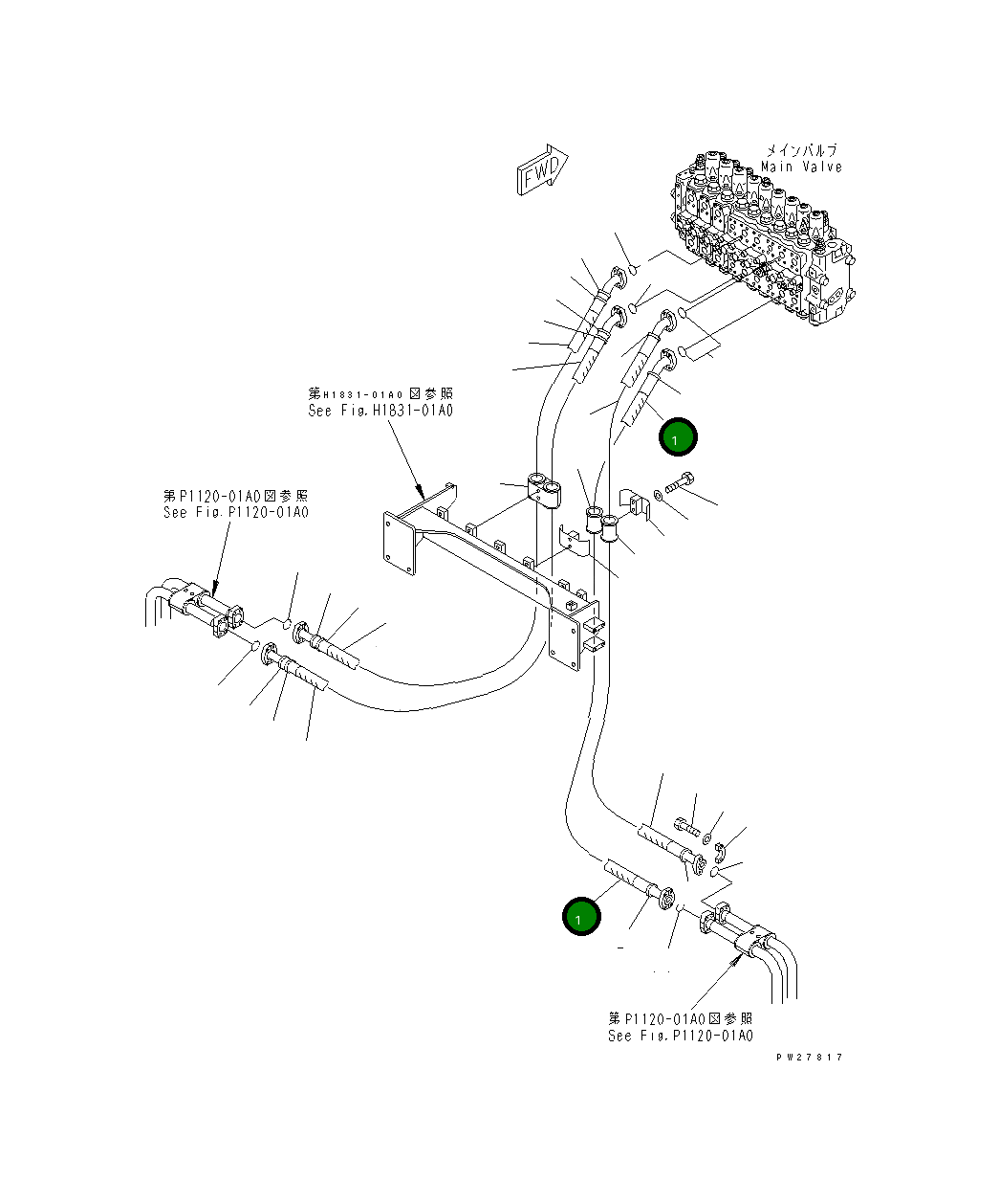 Шланг 07072-01016 Komatsu