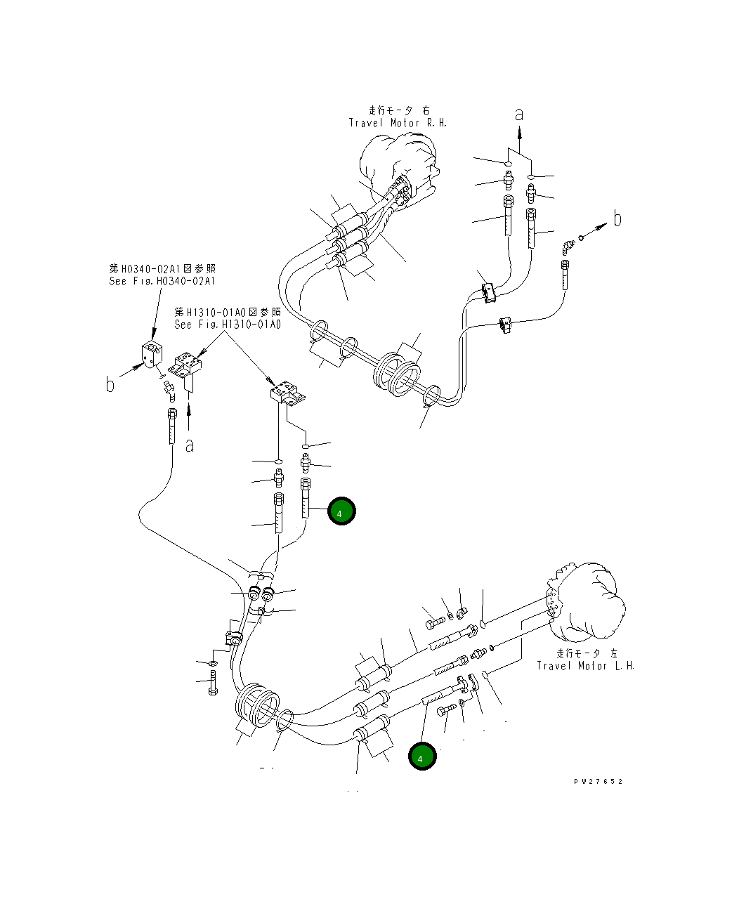 Шланг 07096-00523 Komatsu