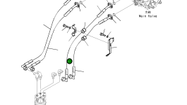 Шланг 20Y-62-51212 Komatsu